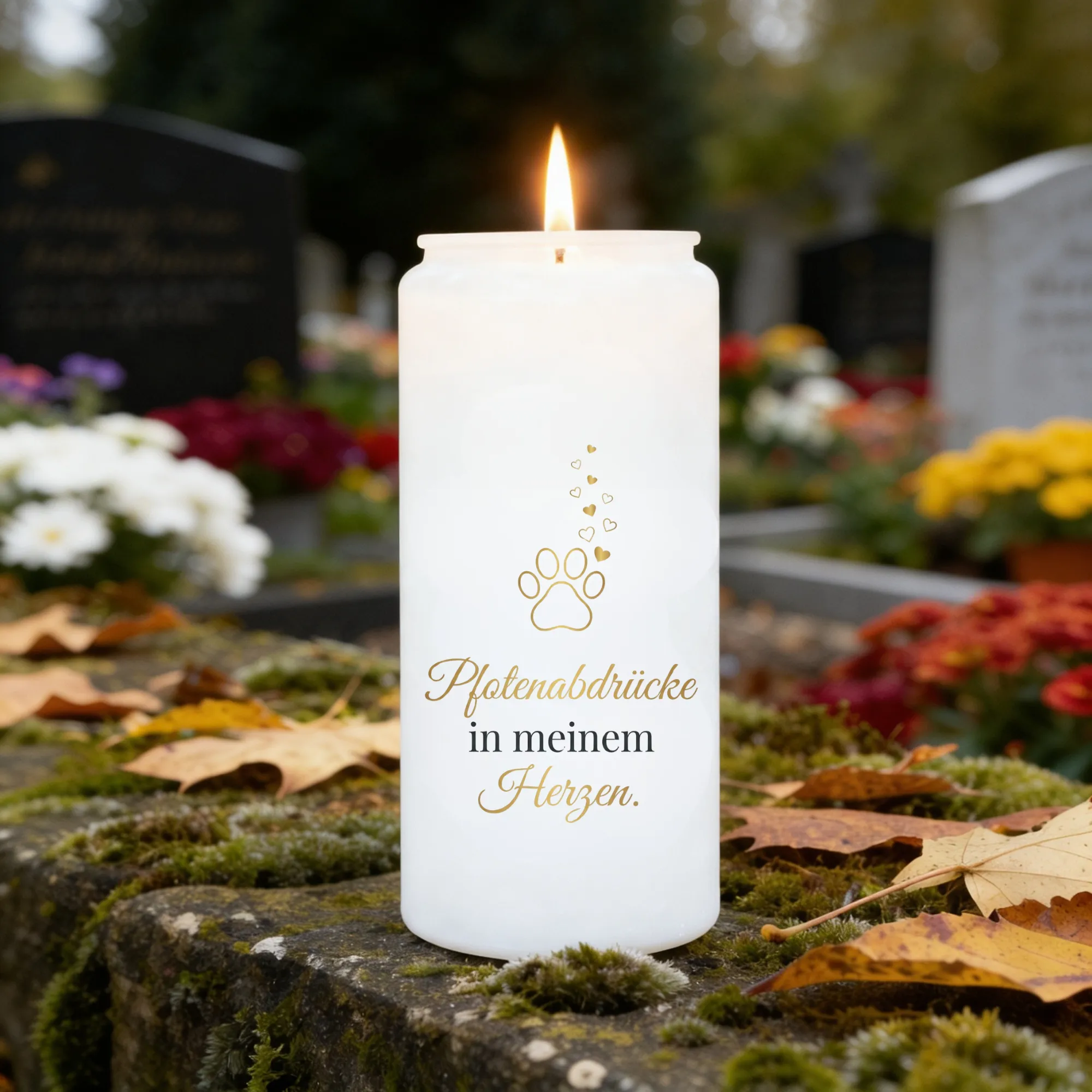 Grablicht Aufkleber für Tiere