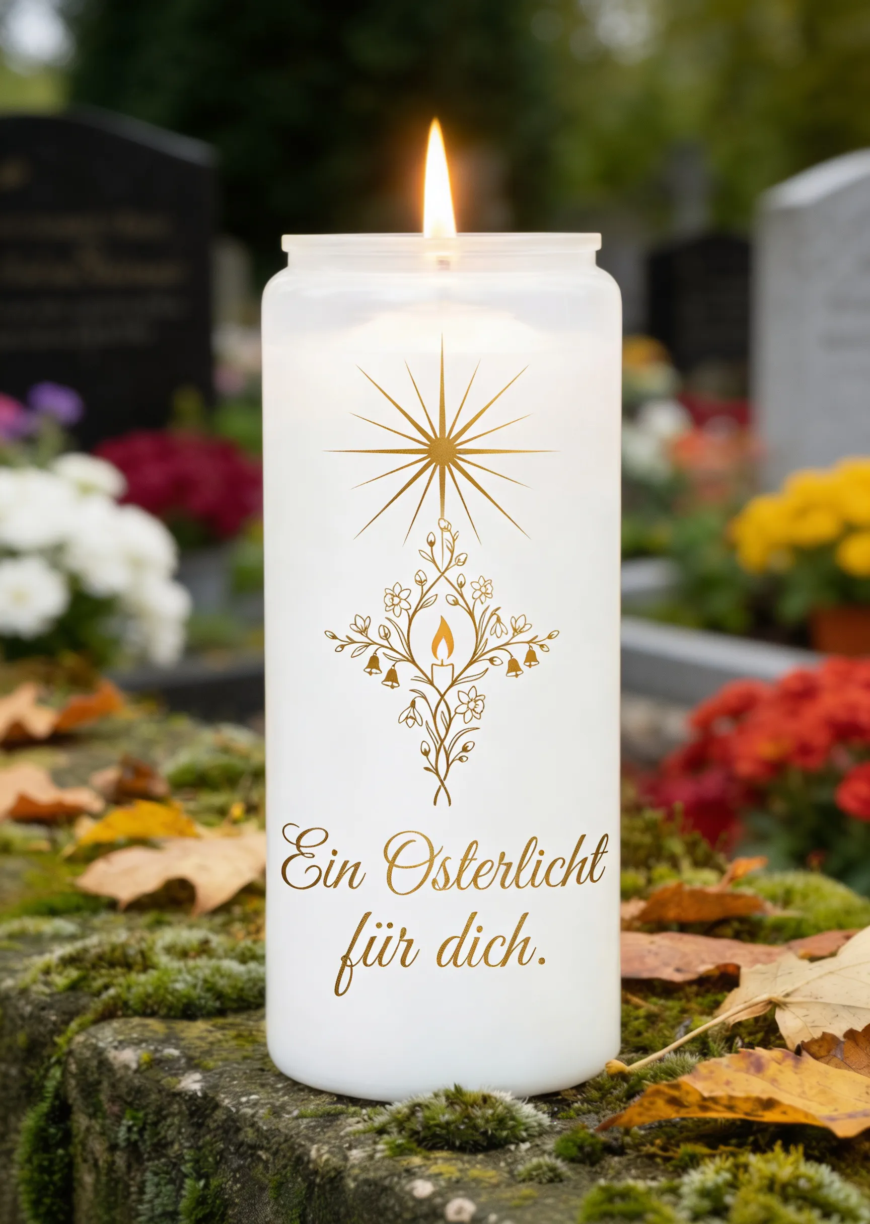 Grablichtaufkleber Feiertage