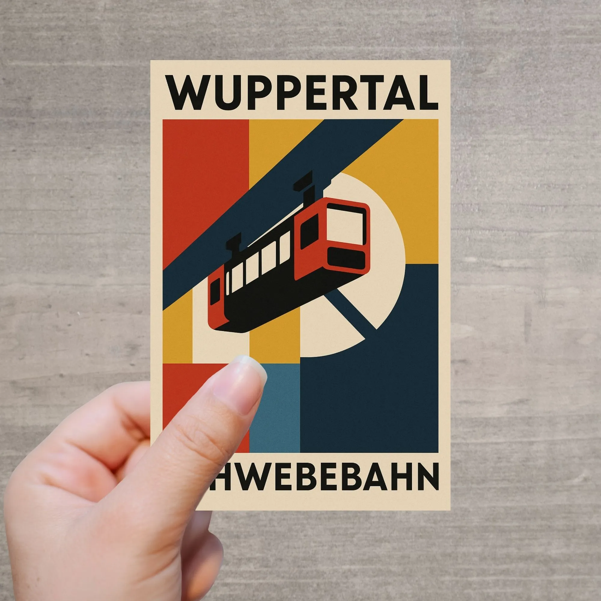 Wuppertal Schwebebahn Postkarte