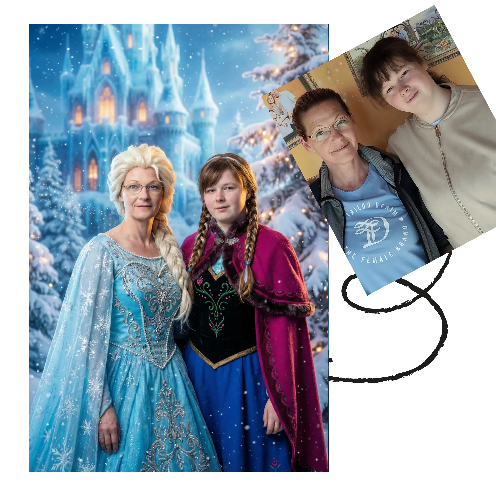 Personalisiertes Poster Eiskönigin Style