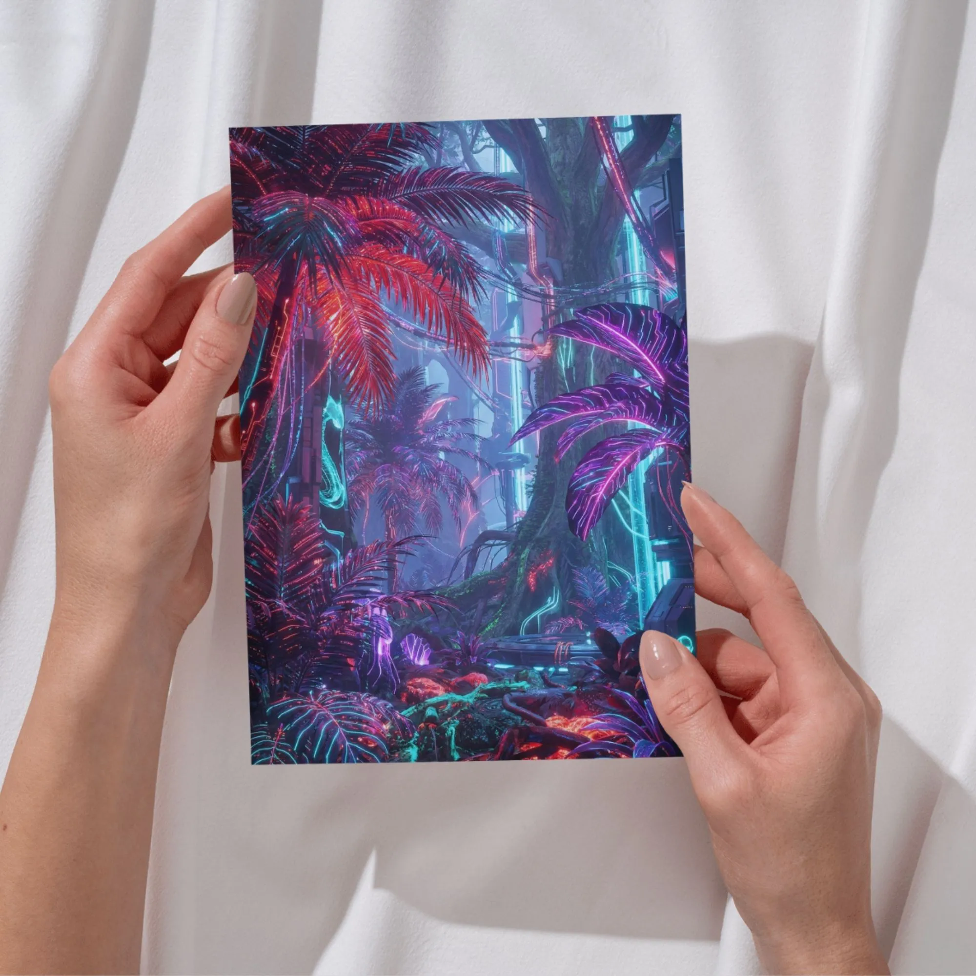 Poster Neon Dschungel